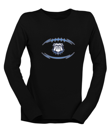Stone Bridge Bulldogs Football #3 Women's LS T-Shirt