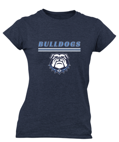 Stone Bridge Bulldogs Mascot #8 Women's Premium SS T-Shirt