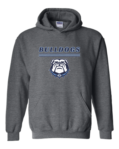 Stone Bridge Bulldogs Mascot #8 Men's Hoodie