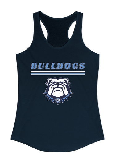 Stone Bridge Bulldogs Mascot #8 Women's Tank Top