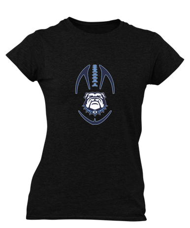 Stone Bridge Bulldogs Football #4 Women's Premium SS T-Shirt