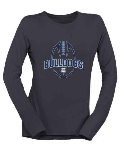 Stone Bridge Bulldogs Football #5 Women's LS T-Shirt