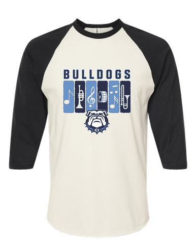 Stone Bridge Bulldogs Band # 2 Men's Baseball T-Shirt
