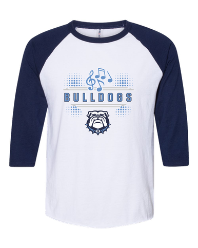 Stone Bridge Bulldogs Band # 3 Men's Baseball T-Shirt