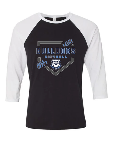 Stone Bridge Bulldogs Softball #2 Women's Baseball T-Shirt