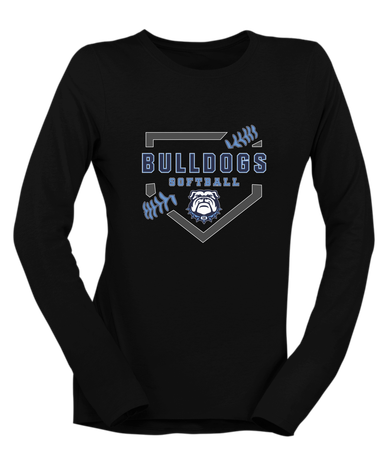 Stone Bridge Bulldogs Softball #2 Women's Premium LS T-Shirt