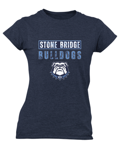 Stone Bridge Bulldogs Mascot #9 Women's SS T-Shirt