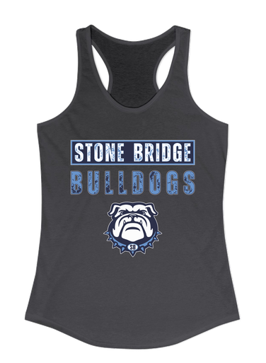 Stone Bridge Bulldogs Mascot #9 Women's Tank Top