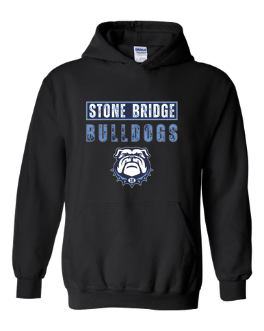 Stone Bridge Bulldogs Mascot #9 Men's Hoodie