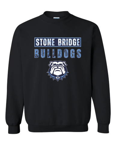 Stone Bridge Bulldogs Mascot #9 Men's Sweatshirt