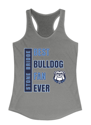 Stone Bridge Bulldogs Best Bulldog Fan Women's Tank Top
