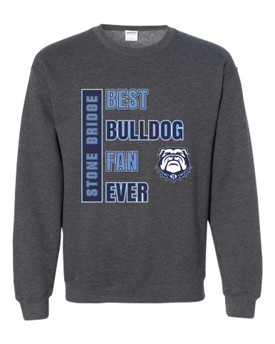 Stone Bridge Bulldogs Best Bulldog Fan Men's Sweatshirt