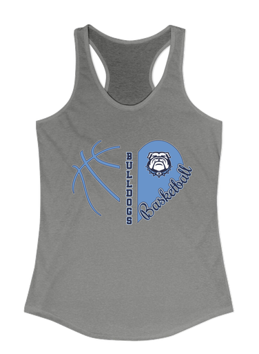Stone Bridge Bulldogs Heart Basketball Women's Tank Top