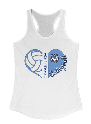 Stone Bridge Bulldogs Heart Volleyball Women's Tank Top