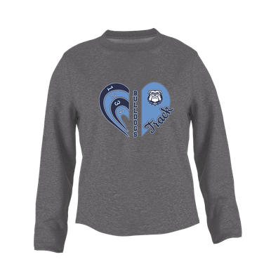 Stone Bridge Bulldogs Heart Track Women's Sweatshirt