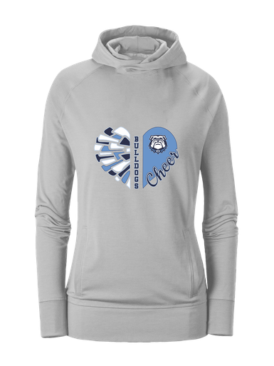 Stone Bridge Bulldogs Heart Cheer Women's Hoodie