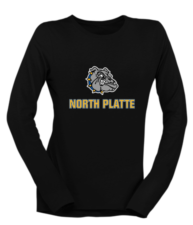North Platte Bulldogs Mascot #2 Women's Premium LS T-Shirt