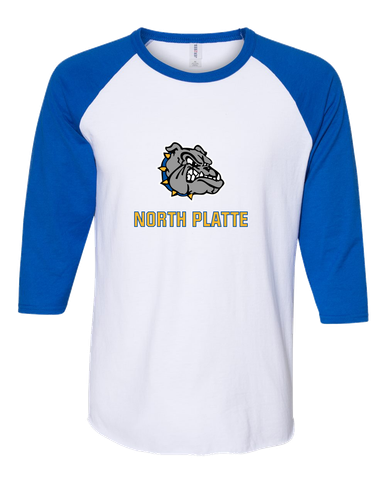 North Platte Bulldogs Mascot #2 Men's Baseball T-Shirt