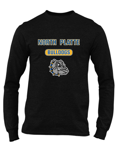 North Platte Bulldogs Mascot #3 Men's Premium LS T-Shirt