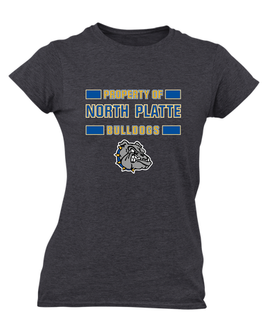 North Platte Bulldogs Property Of Women's SS T-Shirt