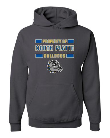 North Platte Bulldogs Property Of Men's Premium Hoodie