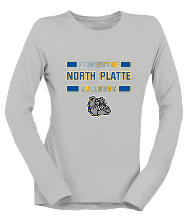 North Platte Bulldogs Property Of Women's Premium LS T-Shirt