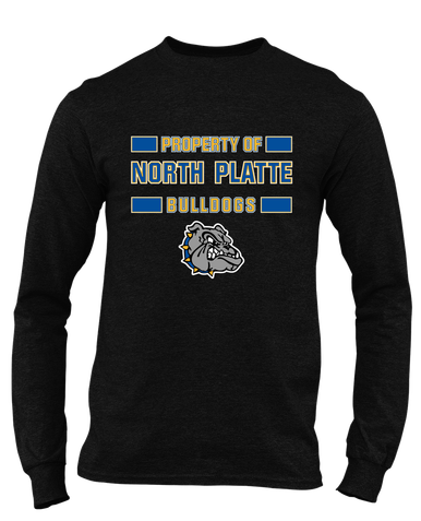 North Platte Bulldogs Property Of Men's LS T-Shirt