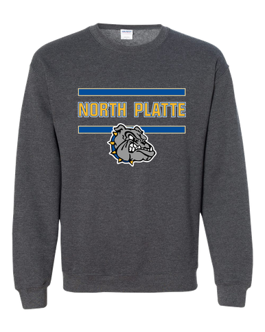 North Platte Bulldogs Mascot #4 Men's Sweatshirt