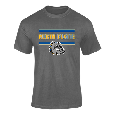 North Platte Bulldogs Mascot #4 Men's Premium SS T-Shirt