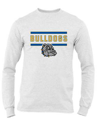 North Platte Bulldogs Mascot #5 Men's Premium LS T-Shirt