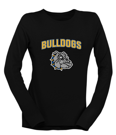 North Platte Bulldogs Mascot #6 Women's Premium LS T-Shirt