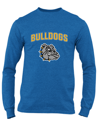 North Platte Bulldogs Mascot #6 Men's Premium LS T-Shirt