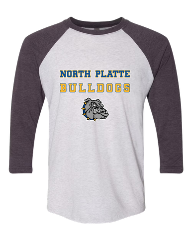North Platte Bulldogs Spirit Women's Baseball T-Shirt