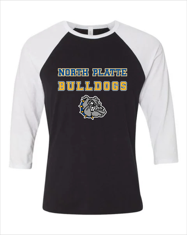 North Platte Bulldogs Spirit Men's Baseball T-Shirt