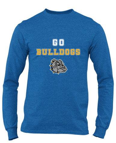 North Platte Bulldogs Go Team Men's LS T-Shirt