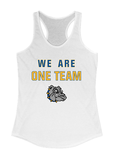 North Platte Bulldogs We Are One Team Women's Tank Top