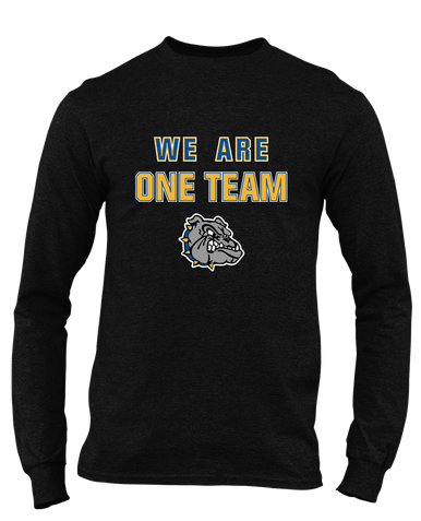 North Platte Bulldogs We Are One Team Men's LS T-Shirt