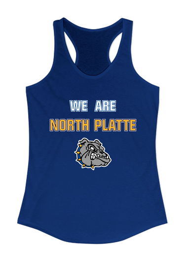 North Platte Bulldogs We Are Women's Tank Top