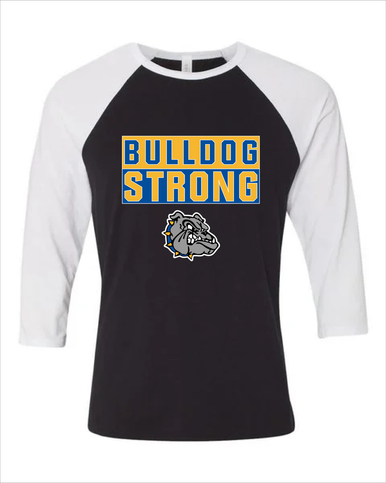 North Platte Bulldogs Strong #1 Women's Baseball T-Shirt