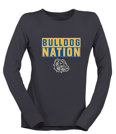 North Platte Bulldogs Nation #1 Women's Premium LS T-Shirt