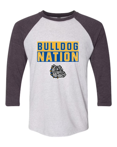 North Platte Bulldogs Nation #1 Women's Baseball T-Shirt