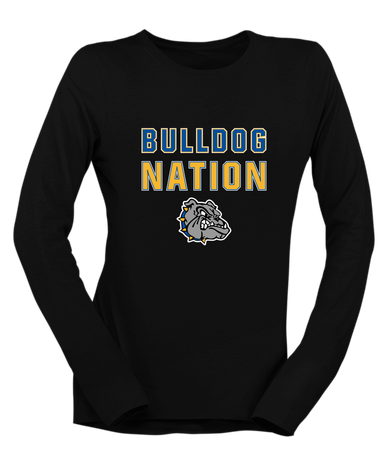 North Platte Bulldogs Nation #2 Women's LS T-Shirt