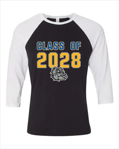 North Platte Bulldogs Class of 2028 Men's Baseball T-Shirt