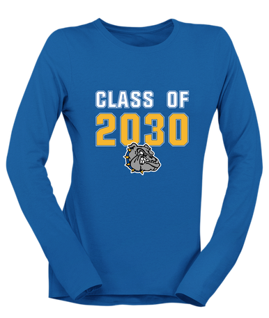 North Platte Bulldogs Class of 2030 Women's LS T-Shirt