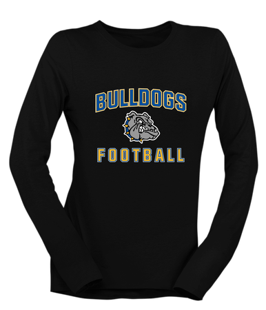 North Platte Bulldogs Football #1 Women's Premium LS T-Shirt