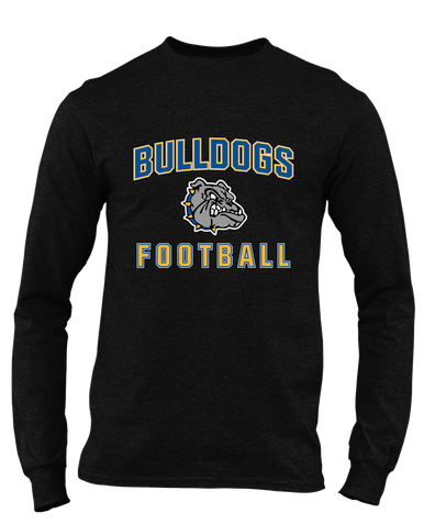 North Platte Bulldogs Football #1 Men's LS T-Shirt