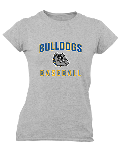 North Platte Bulldogs Baseball #1 Women's SS T-Shirt