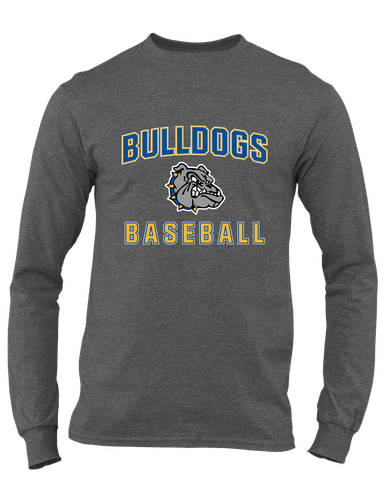 North Platte Bulldogs Baseball #1 Men's LS T-Shirt