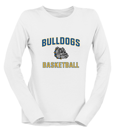 North Platte Bulldogs Basketball #1 Women's Premium LS T-Shirt