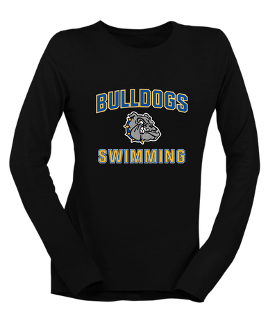North Platte Bulldogs Swimming Women's LS T-Shirt